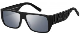 Gafas de Sol - Marc Jacobs - MARC LOGO 096/S - 08A (T4) BLACK GREY // SILVER MIRROR