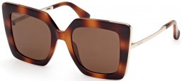 Gafas de Sol - MaxMara - MM0051 DESIGN4 - 53E  HAVANA GOLD // BROWN