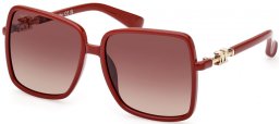 Gafas de Sol - MaxMara - MM0064-H EMME14 - 66F  SHINY RED // BROWN GRADIENT