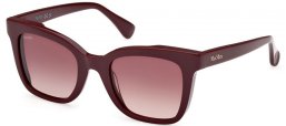 Gafas de Sol - MaxMara - MM0067 LEE2 - 66Z  SHINY BURGUNDY // VIOLET GRADIENT