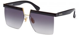 Gafas de Sol - MaxMara - MM0071 FLAT - 01A  SHINY BLACK // GREY GRADIENT