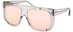 Gafas de Sol - MaxMara - MM0073 EILEEN - 03L  TRANSPARENT GREY // LIGHT ROVIEX MIRROR