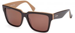 Gafas de Sol - MaxMara - MM0078 GLIMPSE2 - 50N  DARK BROWN // BROWN