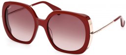 Gafas de Sol - MaxMara - MM0079 MALIBU9 - 66F  SHINY RED // BROWN GRADIENT