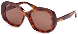 Gafas de Sol - MaxMara - MM0087 EDNA - 52E  DARK HAVANA // BROWN