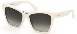 Gafas de Sol - MaxMara - MM0089 SPARK3 - 21P  SHINY WHITE // GREEN GRADIENT