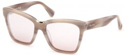 Gafas de Sol - MaxMara - MM0089 SPARK3 - 60G  STRIPED BEIGE // LIGHT BROWN GRADIENT