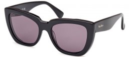 Gafas de Sol - MaxMara - MM0090 GLIMPSE4 - 01A  SHINY BACK // GREY