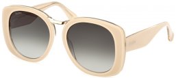 Gafas de Sol - MaxMara - MM0092 BRIDGE - 25P  SHINY IVORY // GREEN GRADIENT