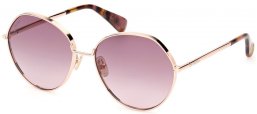 Sunglasses - MaxMara - MM0096 MENTON - 28Z  SHINY ROSE GOLD // VIOLET GRADIENT