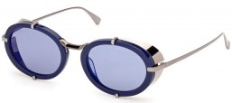 Gafas de Sol - MaxMara - MM0103 SELMA - 90X  SHINY BLUE // BLUE MIRROR