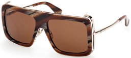 Gafas de Sol - MaxMara - MM0119 JEAN - 62E  STRIPED BROWN // DARK BROWN