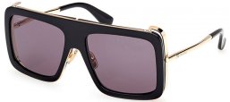 Gafas de Sol - MaxMara - MM0119 JEAN - 01A  SHINY BLACK // DARK GREY