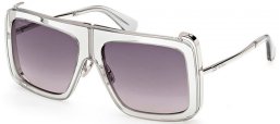 Gafas de Sol - MaxMara - MM0119 JEAN - 20B  SHINY GREY // GREY GRADIENT