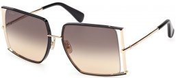 Gafas de Sol - MaxMara - MM0120 - 05A  SHINY BLACK // GREY GRADIENT