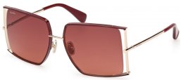 Gafas de Sol - MaxMara - MM0120 - 71F  SHINY BORDEAUX // BROWN GRADIENT