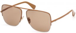 Gafas de Sol - MaxMara - MM0121 - 45E  SHINY LIGHT BROWN // LIGHT BROWN