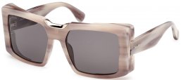 Sunglasses - MaxMara - MM0124 SPARK6 - 60A  STRIPED BEIGE // GREY