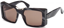 Sunglasses - MaxMara - MM0124 SPARK6 - 63J  BLACK HORN // ROVIEX