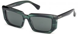 Gafas de Sol - MaxMara - MM0126 - 98N  STRIPED DARK GREEN // GREEN