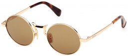 Gafas de Sol - MaxMara - MM0127 - 30L  SHINY DARK GOLD // ROVIEX MIRROR