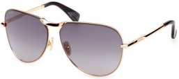 Gafas de Sol - MaxMara - MM0134 MILLER-2 - 30B  SHINY GOLD // GREY GRADIENT