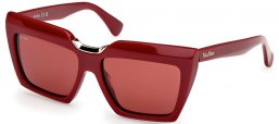 Gafas de Sol - MaxMara - MM0137 SPARK-7 - 69S  SHINY BORDEAUX // BORDEAUX