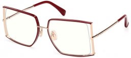 Monturas - MaxMara - MM5156-B - 071  SHINY BURGUNDY PALE GOLD