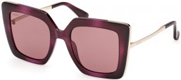 Sunglasses - MaxMara - MM0051 DESIGN4 - 83W HAVANA VIOLET // VIOLET