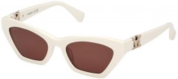 Gafas de Sol - MaxMara - MM0057 EMME13 - 21E  SHINY WHITE // BROWN