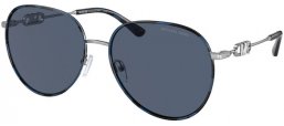 Gafas de Sol - Michael Kors - MK1128J EMPIRE  - 10158S  BLUE TORTOISE SILVER // BLUE POLARIZED