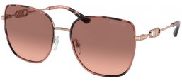 Gafas de Sol - Michael Kors - MK1129J EMPIRE SQUARE 2 - 110813  PINK TORTOISE ROSE GOLD // BROWN GRADIENT PINK