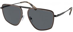 Gafas de Sol - Michael Kors - MK1153 SILVERTON - 100587  SHINY BLACK // DARK GREY