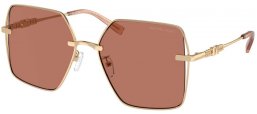 Gafas de Sol - Michael Kors - MK1157D SANYA - 101403  SHINY LIGHT GOLD // LIGHT BROWN