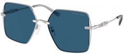 Gafas de Sol - Michael Kors - MK1157D SANYA - 18938G  SHINY SILVER // BLUE