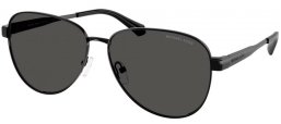 Gafas de Sol - Michael Kors - MK1160 BIARRITZ - 100587  SHINY BLACK // DARK GREY