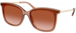 Gafas de Sol - Michael Kors - MK2079U ZERMATT - 39383B  TRANSPARENT BROWN // BROWN GRADIENT