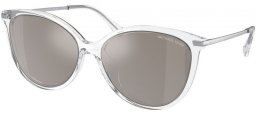 Sunglasses - Michael Kors - MK2184U DUPONT - 30156G  TRANSPARENT // SILVER MIRROR