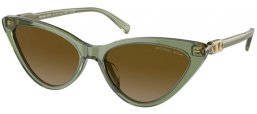 Gafas de Sol - Michael Kors - MK2195U HARBOUR ISLAND - 394413  TRANSPARENT GREEN // GREEN GRADIENT