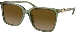 Gafas de Sol - Michael Kors - MK2197U CANBERRA - 394413  TRANSPARENT GREEN // GREEN GRADIENT