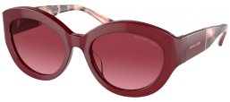 Lunettes de soleil - Michael Kors - MK2204U BRUSSELS - 39498H  TRANSPARENT DARK RED // BURGUNDY GRADIENT