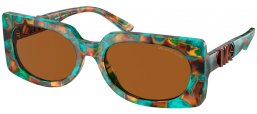 Gafas de Sol - Michael Kors - MK2215 BORDEAUX - 400073  TURQUOISE PRINT TORTOISE // AMBER