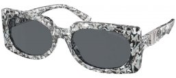 Gafas de Sol - Michael Kors - MK2215 BORDEAUX - 400287  BLACK AND WHITE TORTOISE // DARK GREY