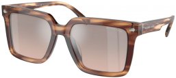 Gafas de Sol - Michael Kors - MK2217U ABRUZZO - 39776I  BROWN HORN // BROWN MIRROR BLACK