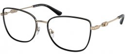 Lunettes de vue - Michael Kors - MK3065J EMPIRE SQUARE 3 - 1014  BLACK LIGHT GOLD