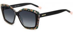 Gafas de Sol - Missoni - MIS 0187/G/S - OHC (9O) BLACK PATTERNED GREEN // DARK GREY GRADIENT