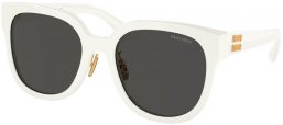 Gafas de Sol - Miu Miu - SMU 01ZS - 1425S0  WHITE // DARK GREY