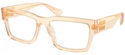 Monturas - Miu Miu - VMU 02XV - 11T1O1  SAND TRANSPARENT