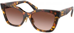 Gafas de Sol - Miu Miu - SMU 02ZS - VAU6S1  HAVANA HONEY // BROWN GRADIENT