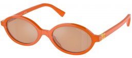 Gafas de Sol - Miu Miu - SMU 04ZS - 11V40D OPAL TURMERIC // ORANGE MULTILAYER